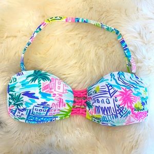 Lilly Pulitzer Sandy Lattice Bandeau - like new!
